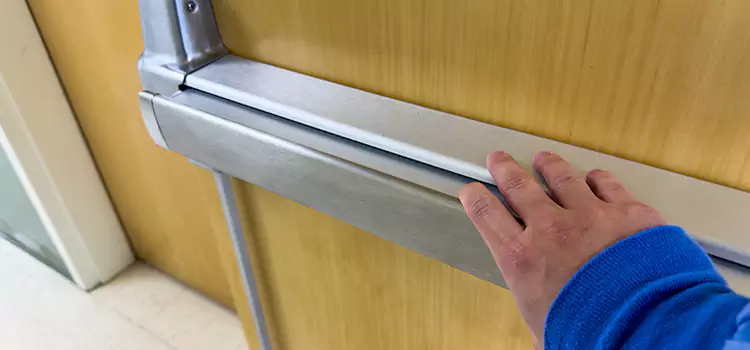 Installing a Push Bar on a Door Wisconsin Rapids